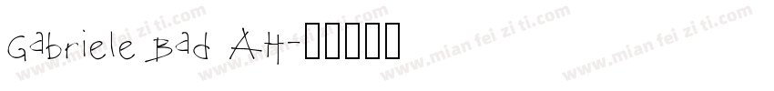 Gabriele Bad AH字体转换